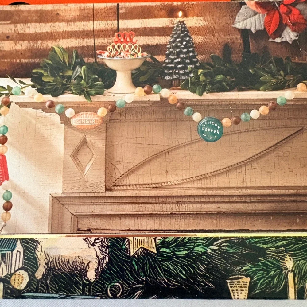 John Derian for Target Glass Candy Garland 5ft Christmas Holiday Decor Vintage